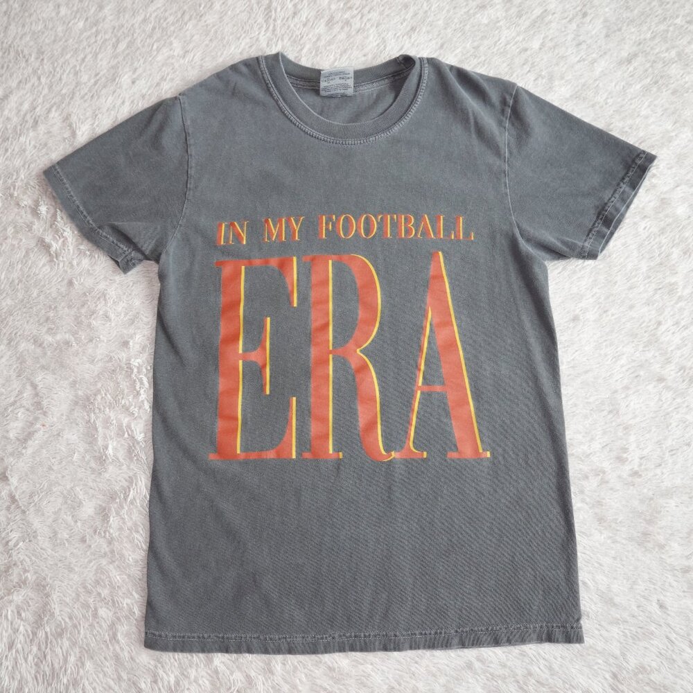 Women Size Small Fan Girl Clothing In My Football Era Short Sleeve T-Shirt